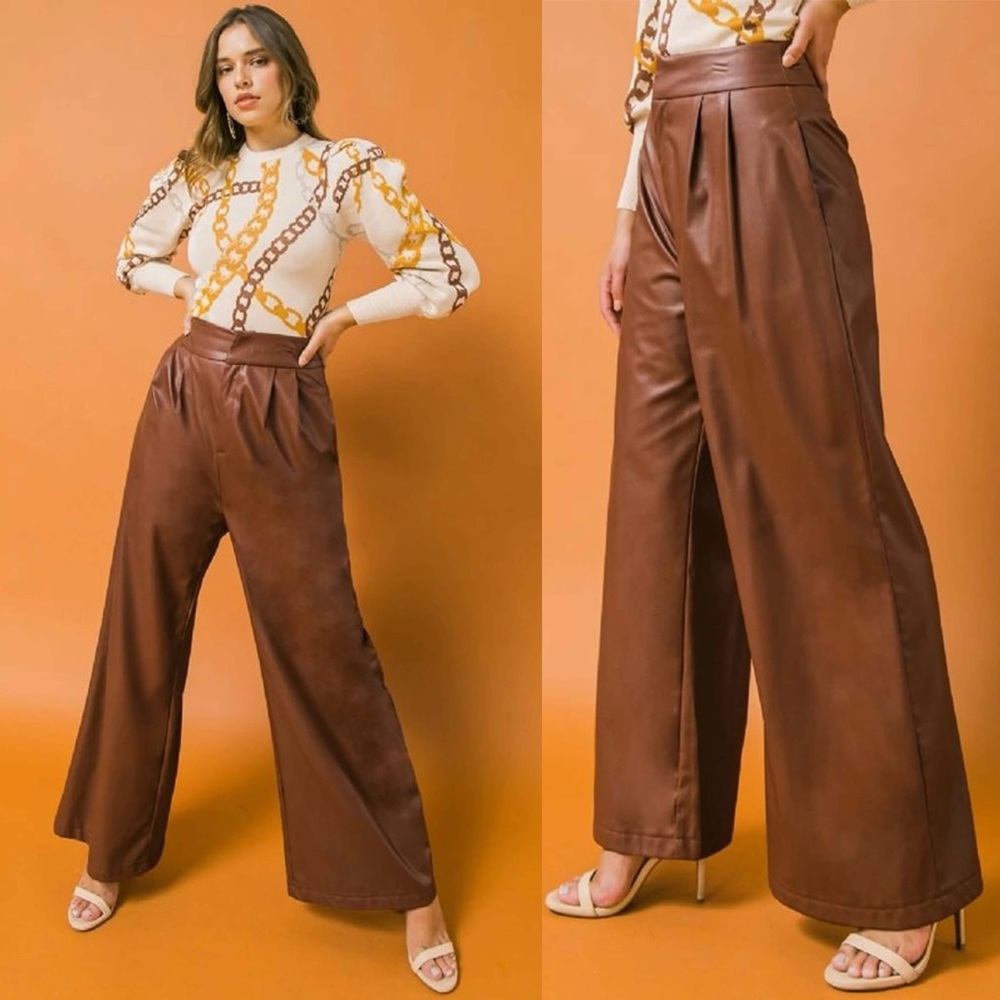 Imani Faux Leather Pants
